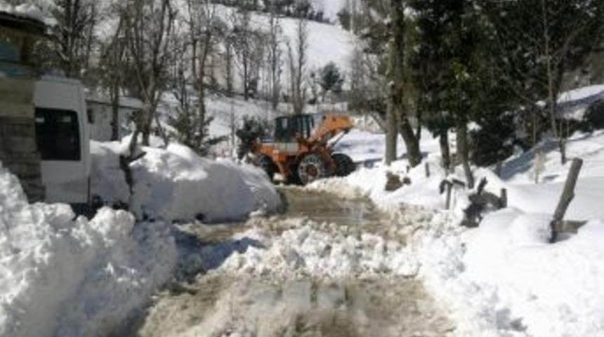 &Ccedil;amlıhemşin'de ekipler tam gaz