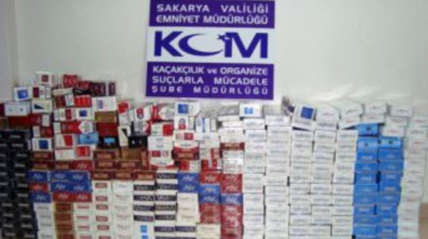 Sakarya'da ka&ccedil;ak sigara operasyonu