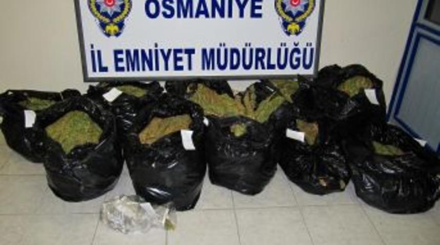 Osmaniye'de 118 kilo 100 gram esrar ele ge&ccedil;irildi