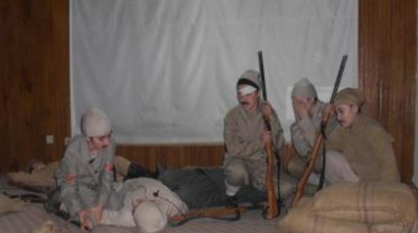 Erbaa Kız Kur’an Kursu öğrencileri asker oldu