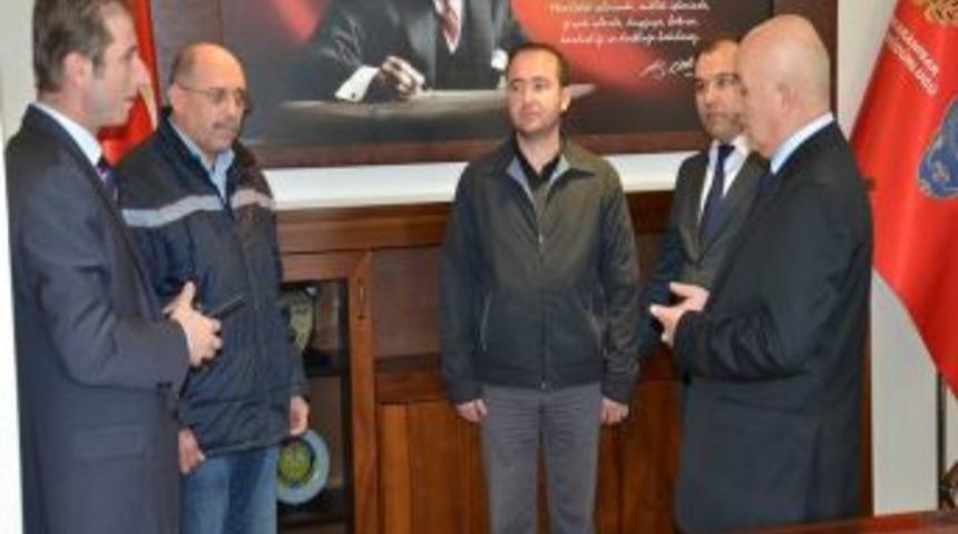 Emniyet M&uuml;d&uuml;r&uuml; T&uuml;rkmenli'den Ekiplere Teşekk&uuml;r