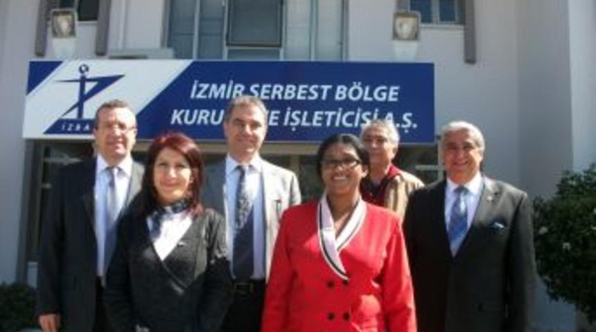 G&uuml;ney Afrika Ticaret Ataşesi, İzmir Serbest B&ouml;lgesi&rsquo;ni gezdi