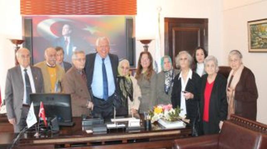 Yaşlılardan Başkan Posbıyık&rsquo; a ziyaret