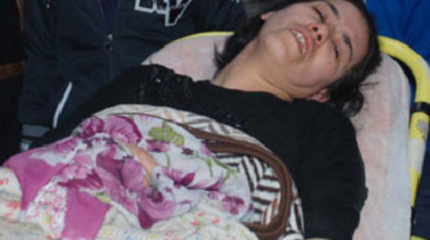 Eşini hastanelik etti