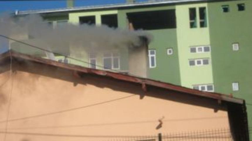 Kağızman'ı k&ouml;m&uuml;r kokusuyla duman sardı