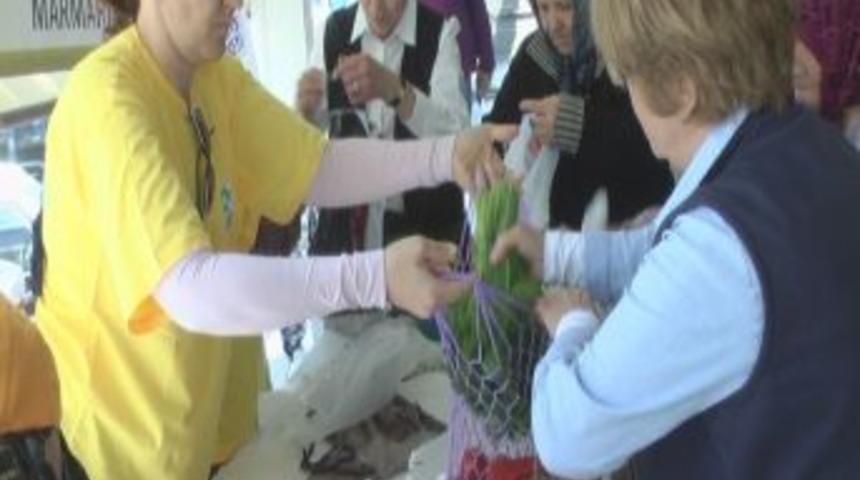 Marmarisliler naylon poşet yerine file kullanacak