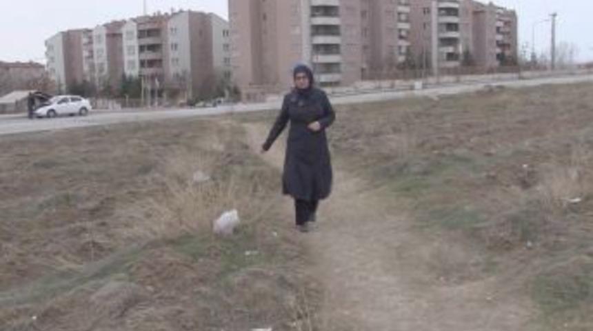 &Ccedil;ocuğunu okuldan almaya giderken başıboş k&ouml;peklerin saldırısına uğradı