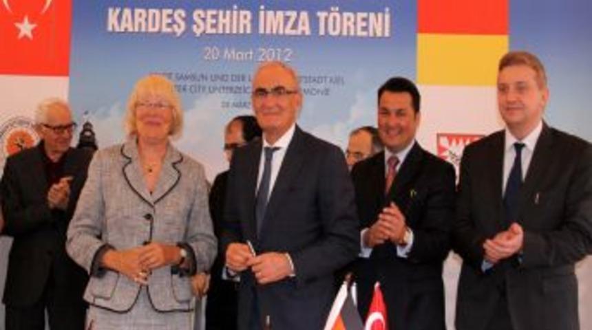 Samsun Büyükşehir Belediyesi, Almanya'nın Kiel şehri ile kardeş şehir oldu