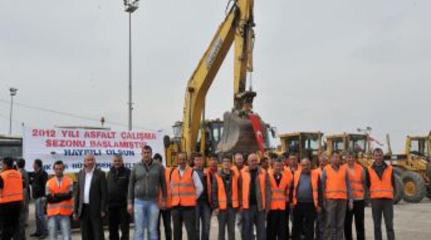 Ankara B&uuml;y&uuml;kşehir Beledeyisi asfalt sezonunu a&ccedil;tı