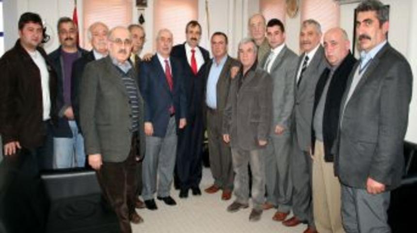 Samsun Batı Sanayi Sitesi Y&ouml;netimi&rsquo;nden Tekin&rsquo;e ziyaret