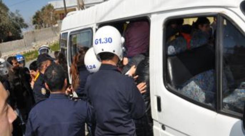 İzinsiz nevruz kutlamalarında gerginlik yaşandı