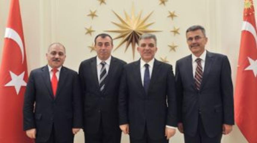 T&uuml;rkiye Haber-İş Sendikası heyeti &Ccedil;ankaya K&ouml;şk&uuml;&rsquo;nde