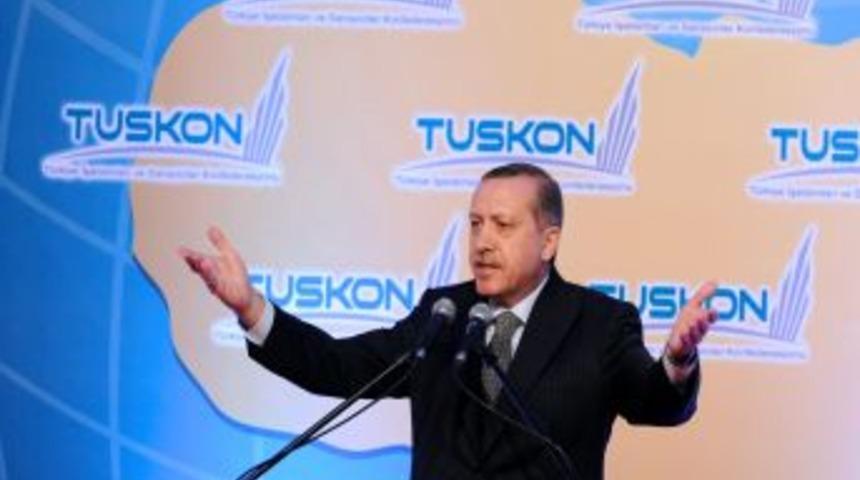 Erdoğan: Sırtını millete dayayan TUSKON, g&ouml;n&uuml;lleri fethediyor