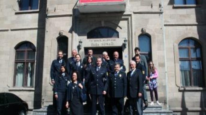 Kardeş şehir Almanya Pforzheim'dan polis heyeti Nevşehir&rsquo;e geldi