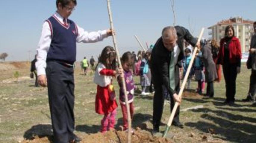 Denizli Belediyesi &ccedil;ocuklarla 100 bin fidan dikecek