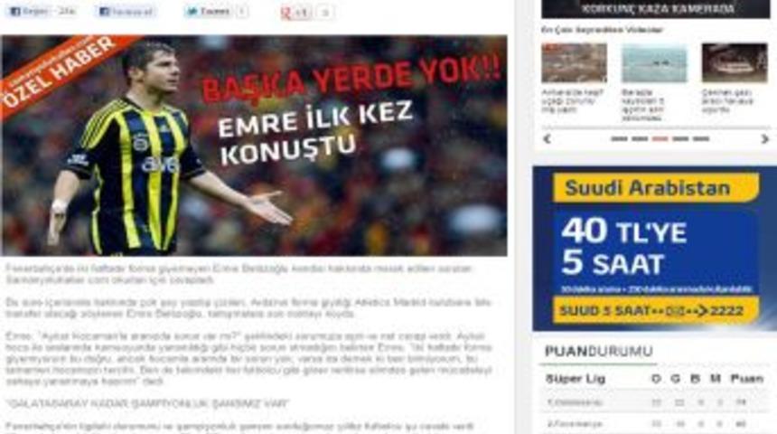 Emre Bel&ouml;zoğlu: Aykut Kocaman'la sorunum yok