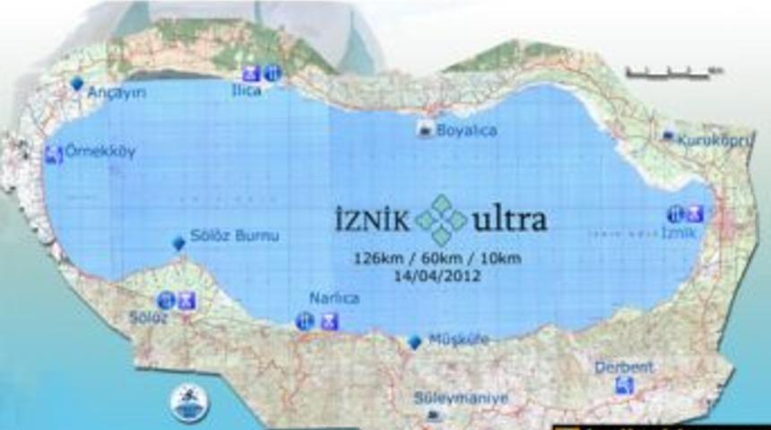 İznik ultra maratonuna sayılı g&uuml;nler