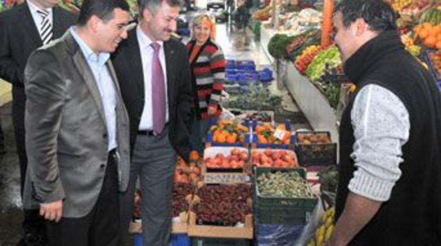 Kepez'de kapalı pazar yapılacak