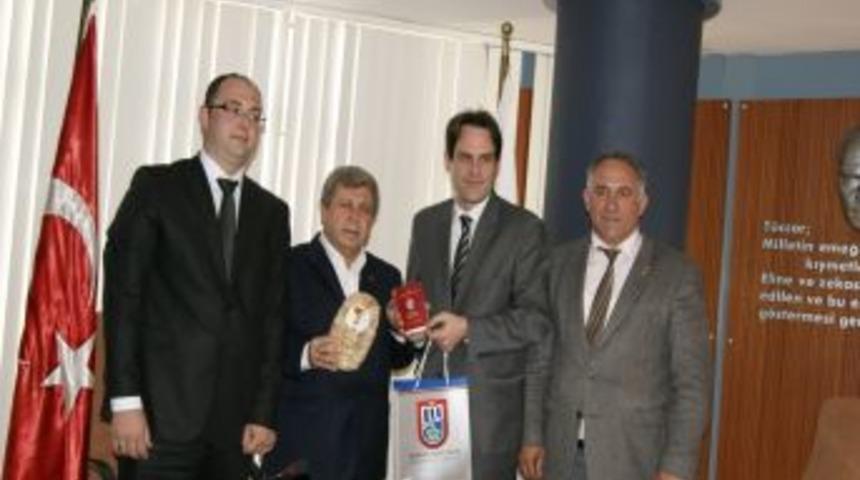 Makedonyalı heyet, Aydın Ticaret Odası&rsquo;nı ziyaret etti