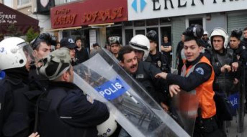 Harbiye'de protestolar gün boyu sürdü