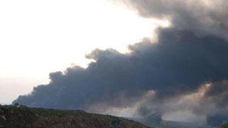 Petrol boru hattında yangın