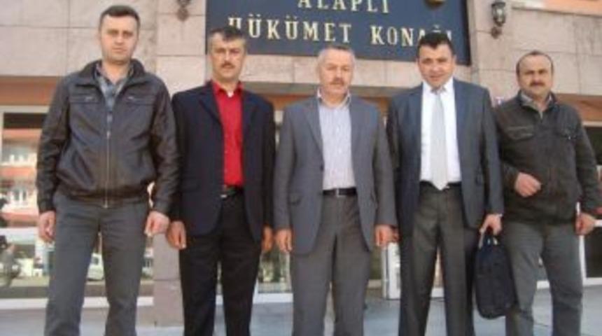 K&ouml;y Derneğinden Alaplı kaymakamına ziyaret