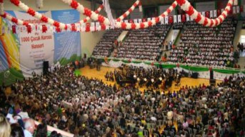 23 Nisan'da bin 612 kişilik &ccedil;ocuk korosu konser verecek