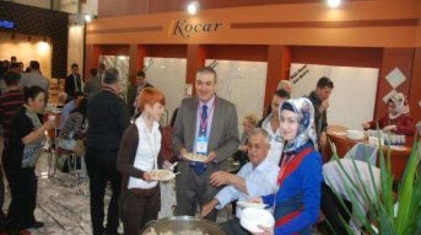 MARBLE Fuarı'na Özbek pilavı damgasını vurdu