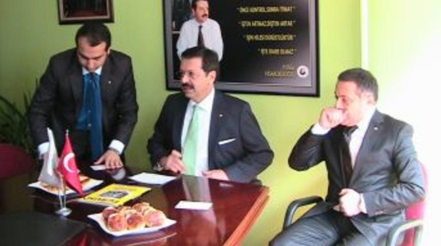 TOBB Başkanı Hisarcıklıoğlu: Sarp Sınır Kapısı ile bir rekora imza atacağız