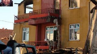 Yatalak kadın yangında can verdi