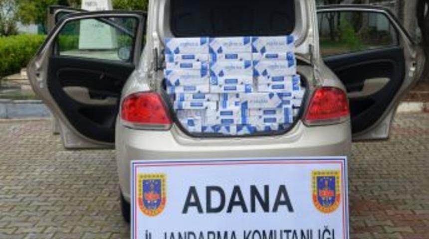 Adana'da 32 bin paket ka&ccedil;ak sigara ele ge&ccedil;irildi