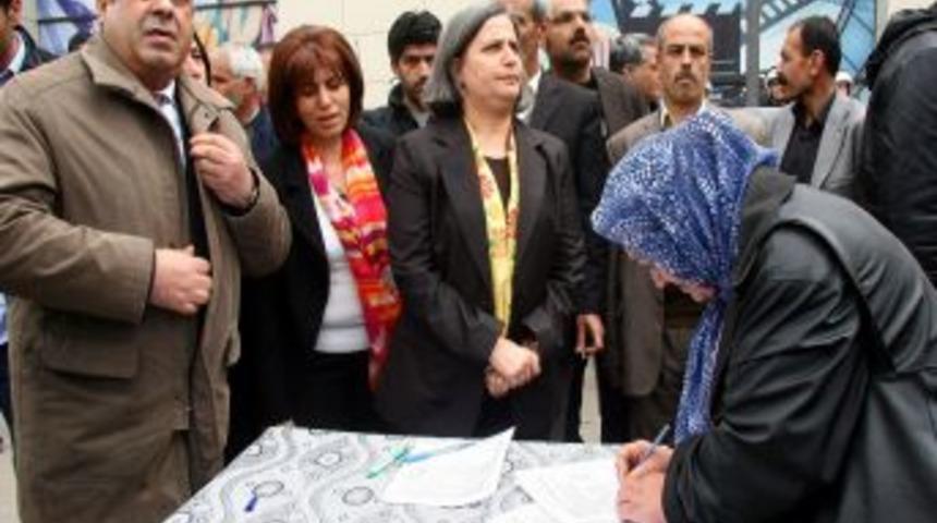 Valilik Bdp'nin İmza Kampanyasına İzin Vermedi