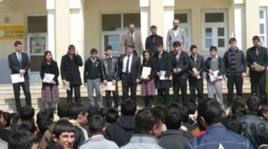 Patnos Ticaret Meslek Lisesi, YGS deneme birincilerini &ouml;d&uuml;llendirdi