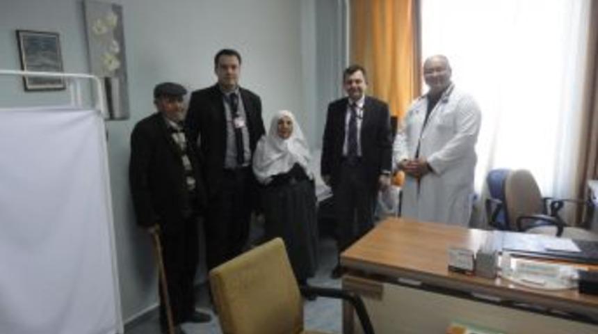 Vali devreye girdi, yoksul 50 yaşlı özel hastanede sağlık kontrolünden geçirildi