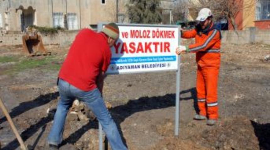 &Ccedil;&ouml;p Alanlarına Uyarı Tabelaları
