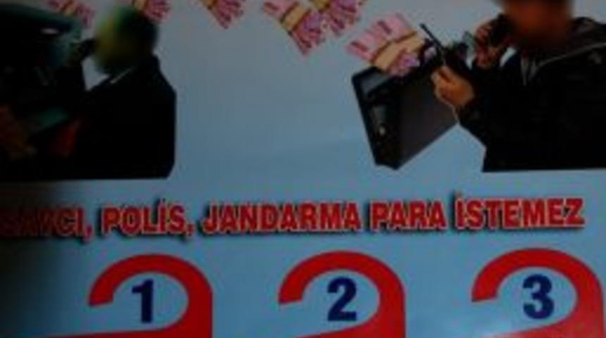 G&ouml;lbaşı polisi uyardı: Savcı, polis ve jandarma vatandaştan para istemez