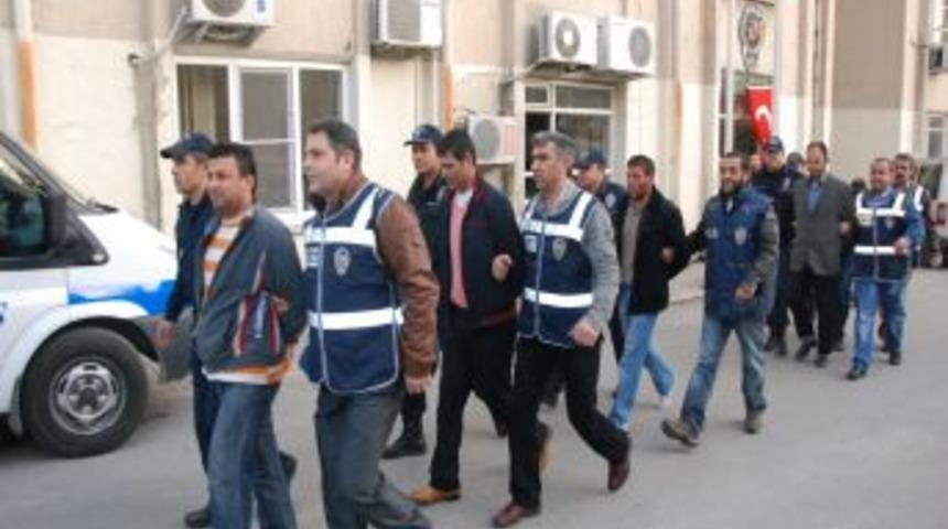 Sekiz ilde nakliye dolandırıcılığı operasyonu: 7 g&ouml;zaltı