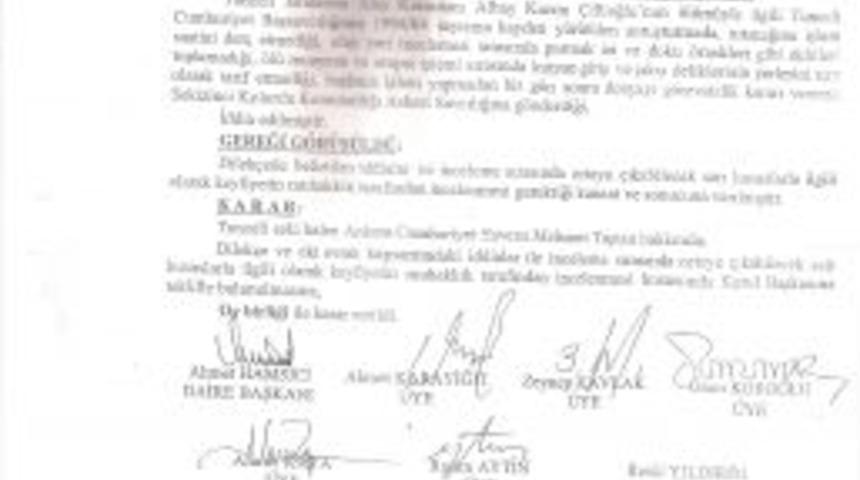 HSKY&rsquo;dan &Ccedil;illioğlu davası savcısına inceleme