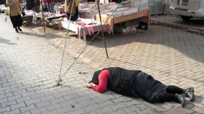 Pazar yerinden pompalı dehşeti