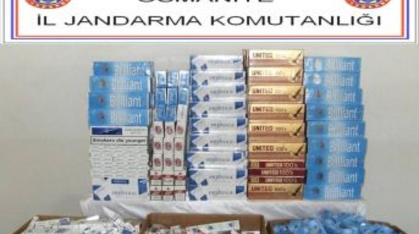 Osmaniye'de ka&ccedil;ak sigara operasyonu
