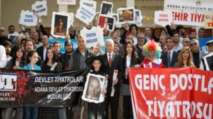 D&uuml;nya Tiyatro G&uuml;n&uuml; Adana'da da &ccedil;eşitli etkinliklerle kutlanıyor