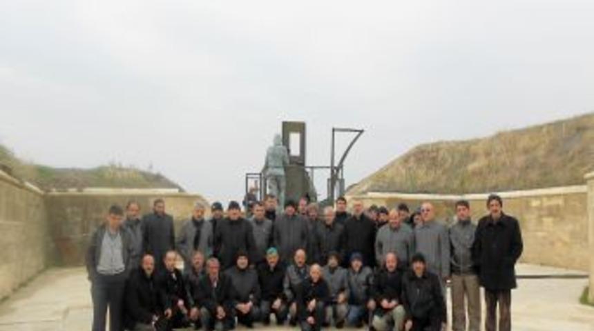 Erzurumlu elektrik&ccedil;iler, &Ccedil;anakkale'yi ziyaret etti