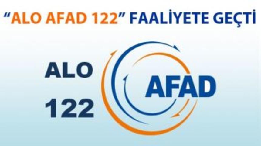 122 "ALO AFAD" Faaliyete Ge&ccedil;ti