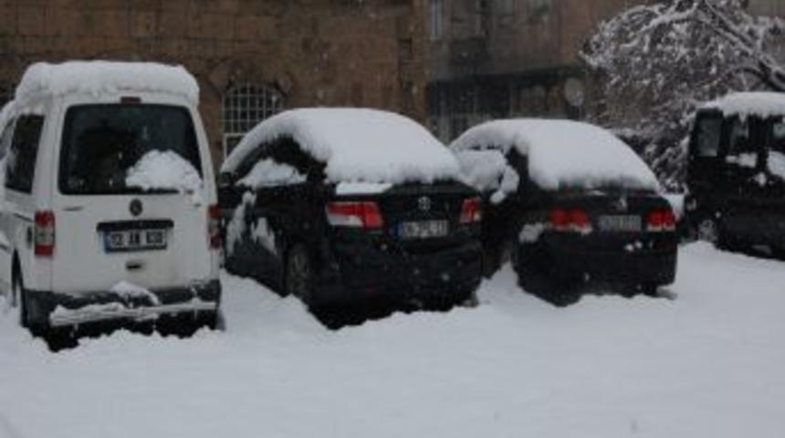 Bitlis'te Yarım Metre Mart Karı Yağdı