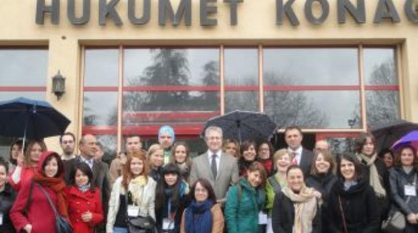 Letonya, Macaristan, İtalya ve İspanya'dan 22 &ouml;ğrenci Erbaa'ya geldi