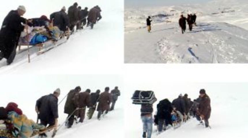 K&ouml;ylerine 7 saatlik yolculuktan sonra ulaştılar