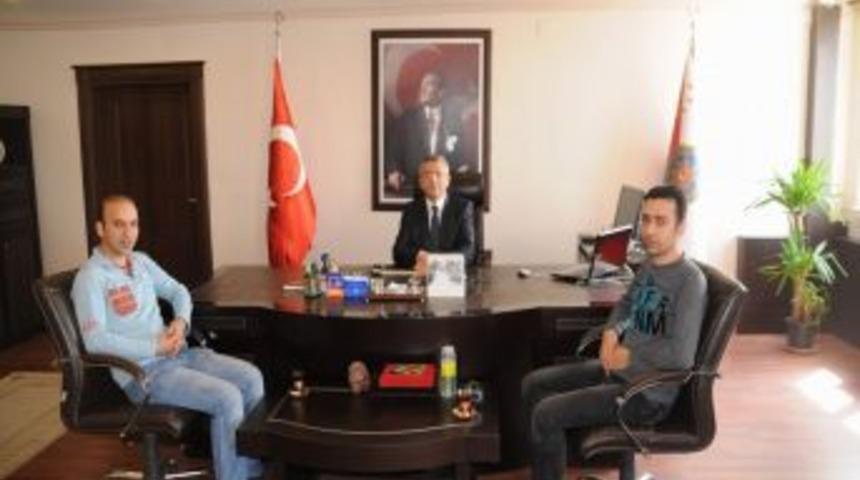 Silopili Gazetecilerden Şırnak İl Emniyet M&uuml;d&uuml;r&uuml;'ne Ziyaret