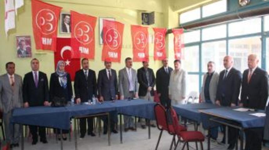 Kuluncak Mhp İlçe Başkanı Ali Nacar Güven Tazeledi