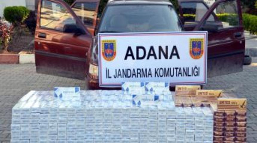 Adana'da 67 Bin Paket Ka&ccedil;ak Sigara Ele Ge&ccedil;irildi