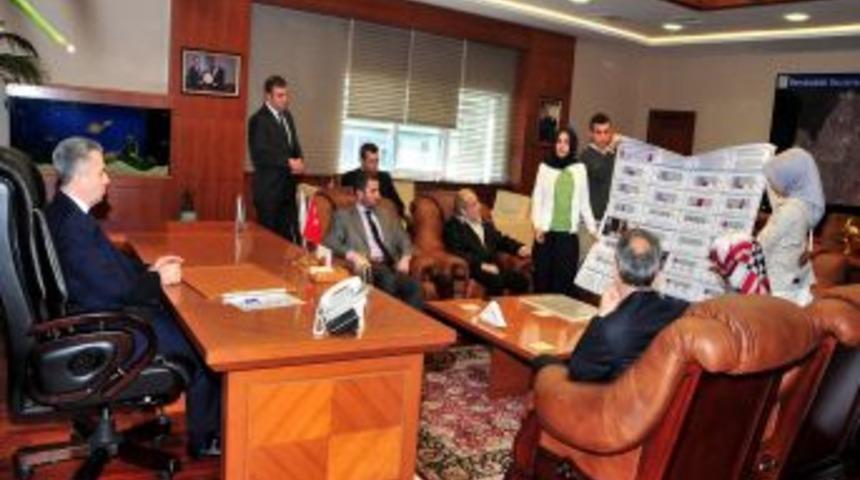 Tübitak Şampiyonlarından Başkan Uzun'a Ziyaret